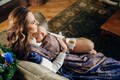 Baby Wrap, Jacquard Weave (60% cotton, 40% tussah silk) - SYMPHONY - ALLEGRO - size XS #babywearing