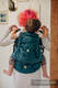 LennyPreschool Carrier, Preschool Size, jacquard weave (51% cotton 49% silk) - WILD WINE - IVY #babywearing