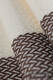Écharpe de la gamme de base, tissage herringbone (100 % coton) - LITTLE HERRINGBONE BABY CUPCAKE - taille XS #babywearing