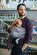 Żakardowa chusta kółkowa do noszenia dzieci, (100% bawełna), ramię bez zakładek - ZACZAROWANY ZAKĄTEK - SPELL  - standard 1.8m #babywearing