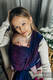 Baby Wrap, Jacquard Weave (100% cotton) - WILD WINE - BOUQUET - size M #babywearing