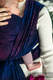 Fular, tejido jacquard (100% algodón) - WILD WINE - BOUQUET - talla M #babywearing