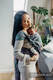 Porte-bébé LennyHybrid Half Buclke, taille standard, jacquard, 100% coton - WILD SOUL - SASSY  #babywearing