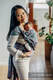 Mochila LennyHybrid Half Buckle, talla estándar, tejido jaqurad 100% algodón - WILD SOUL - SASSY  #babywearing