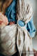 Fascia ad anelli, tessitura Jacquard (100% cotone), spalla aperta - LOVKA PETITE - BOLD - taglia standard 1.8m #babywearing