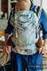 Nosidełko LennyUpGrade  z tkaniny żakardowej 100% bawełna , rozmiar standard - PŁATKI - RESTFUL #babywearing