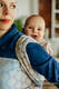 Baby Wrap, Jacquard Weave (100% cotton) - PETALS - RESTFUL - size S #babywearing
