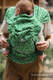 LennyHybrid Half Buckle Carrier, Standard Size, jacquard weave (54% cotton, 46% TENCEL) - ENCHANTED NOOK - EVERGREEN #babywearing