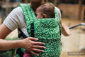 LennyLight Carrier, Standard Size, jacquard weave, (54% cotton, 46% TENCEL) - ENCHANTED NOOK - EVERGREEN #babywearing