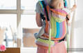 Ergonomic Carrier, Toddler Size, broken-twill weave 100% cotton - CORAL REEF - Second Generation. (grade B) #babywearing