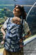LennyUpGrade Carrier, Standard Size, jacquard weave, 100% bamboo viscose - VIRIDIFLORA - ROYAL BABY #babywearing