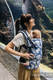 LennyUpGrade Carrier, Standard Size, jacquard weave, 100% bamboo viscose - VIRIDIFLORA - ROYAL BABY #babywearing