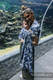 Żakardowa chusta kółkowa do noszenia dzieci, 100% wiskoza bambusowa, ramię bez zakładek - VIRIDIFLORA - ROYAL BABY - standard 1.8m #babywearing
