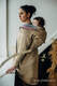 Chaqueta asimétrica con capucha - Beige con Wild Wine - Vineyard - talla XXS #babywearing