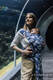 LennyHybrid Half Buckle Tragehilfe, Größe Standard, Jacquardwebung, 100% Bambus Viskose - VIRIDIFLORA - ROYAL BABY #babywearing