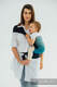 LennyHip Tragehilfe (Hälfte der LennyTwin), Größe Standard, Kreuzköper-Bindung, 100% Baumwolle - AIRGLOW #babywearing