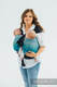 Mochila LennyTwin, talla estándar, sarga cruzada 100% algodón - conversión de fular - AIRGLOW  #babywearing