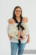 Nosidełko LennyTwin z tkaniny żakardowej 100% bawełna, rozmiar standard - PRAK JURAJSKI - ICE DESERT #babywearing