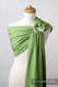 Ringsling, Diamond Weave (100% cotton), with gathered shoulder - Green Diamond - long 2.1m #babywearing