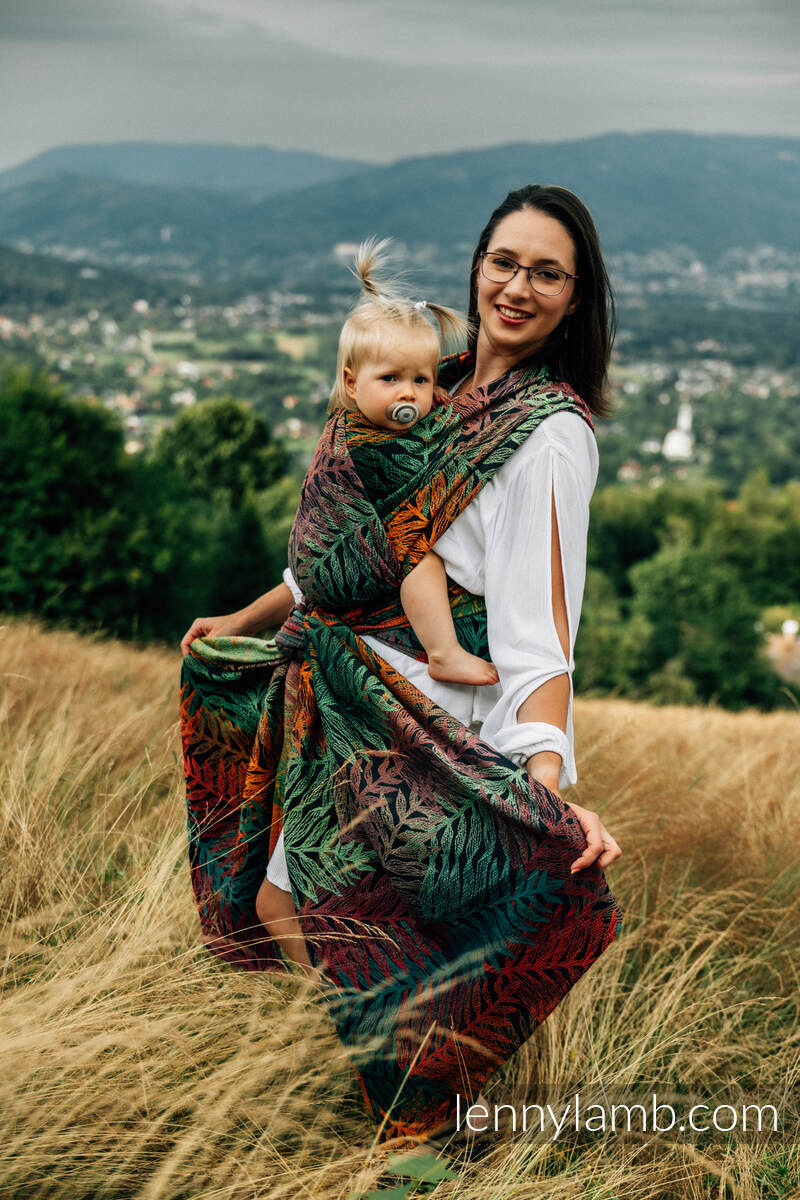 レニーラム（LennyLumb）ヴィリディフローラ Baby Wrap, Jacquard Weave (100% bamboo viscose