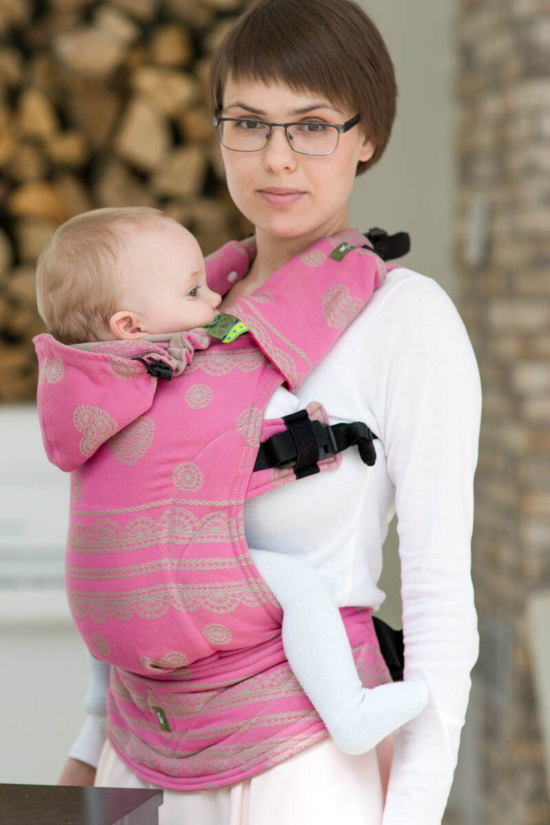 Ergonomic Carrier, Toddler Size, jacquard weave 100% cotton