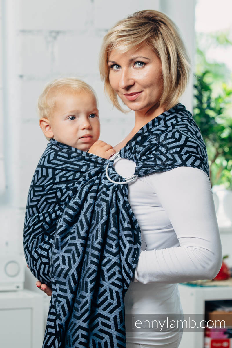 Basic Line Ring Sling - KYANITE - 100% Cotton - Jacquard