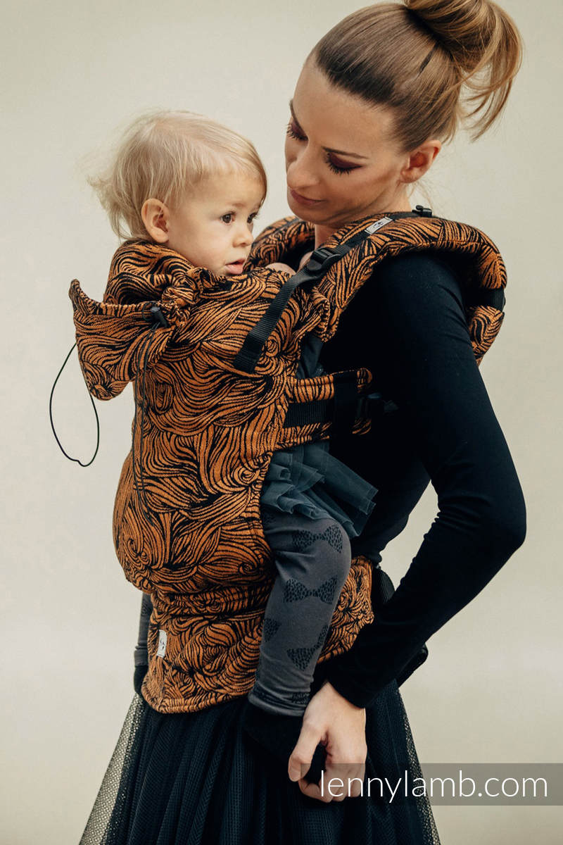 Ergonomic Carrier Toddler Size Jacquard Weave 50 Cotton