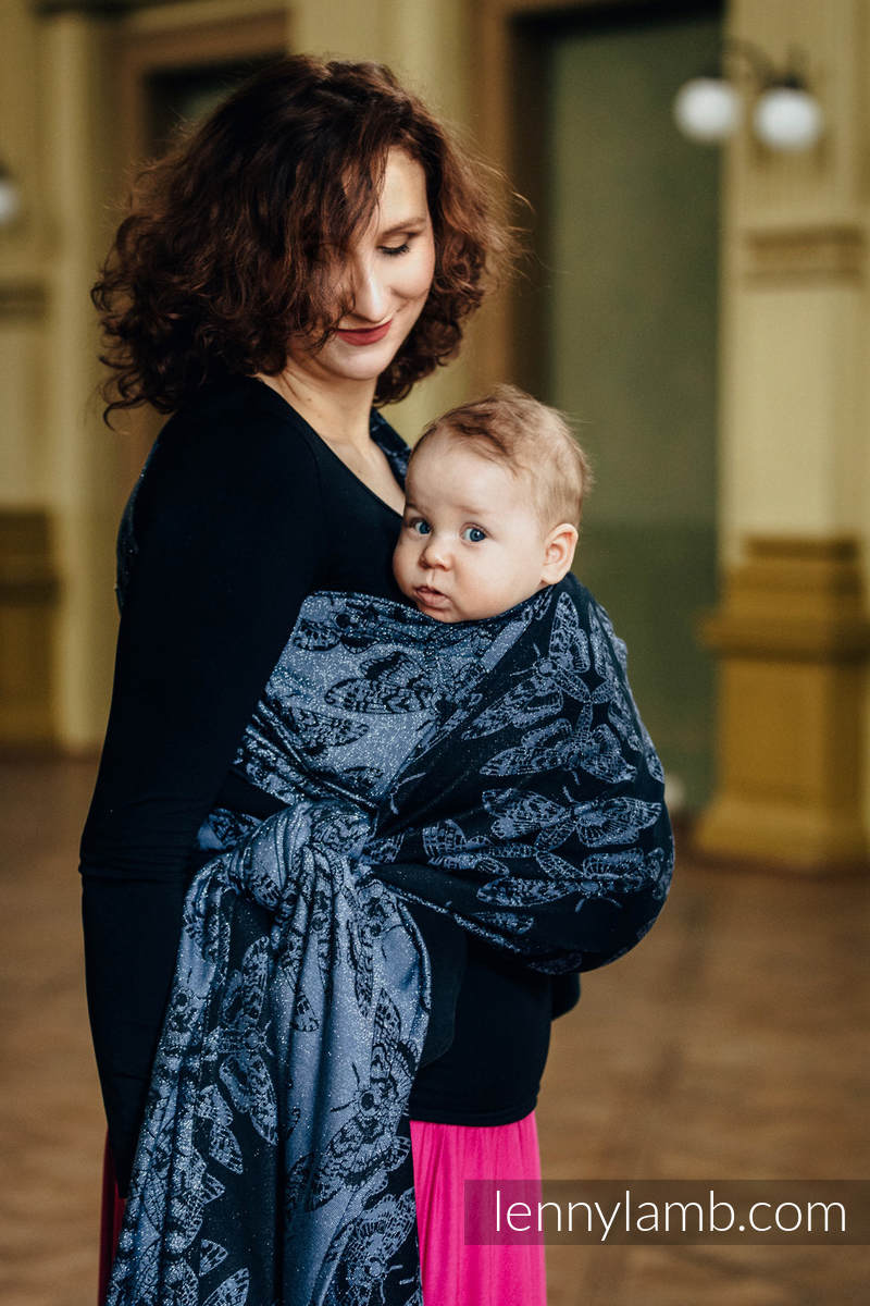 Baby Wrap Jacquard Weave 96 Cotton 4 Metallised Yarn