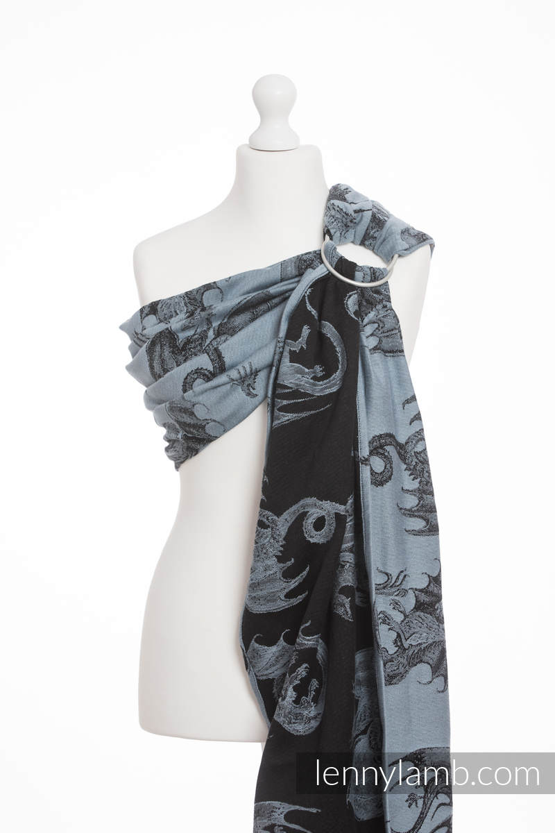 リングスリング　スリング　レニーラム　Lenny lamb Ringsling, Jacquard Weave (100% cotton), with gathered