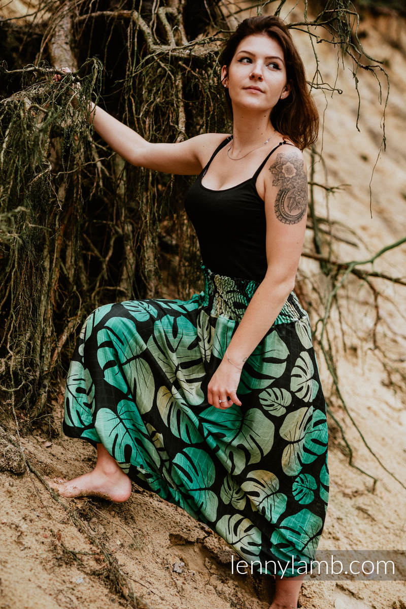 Lennyaladdin Bamboo Size Plus Size Monstera