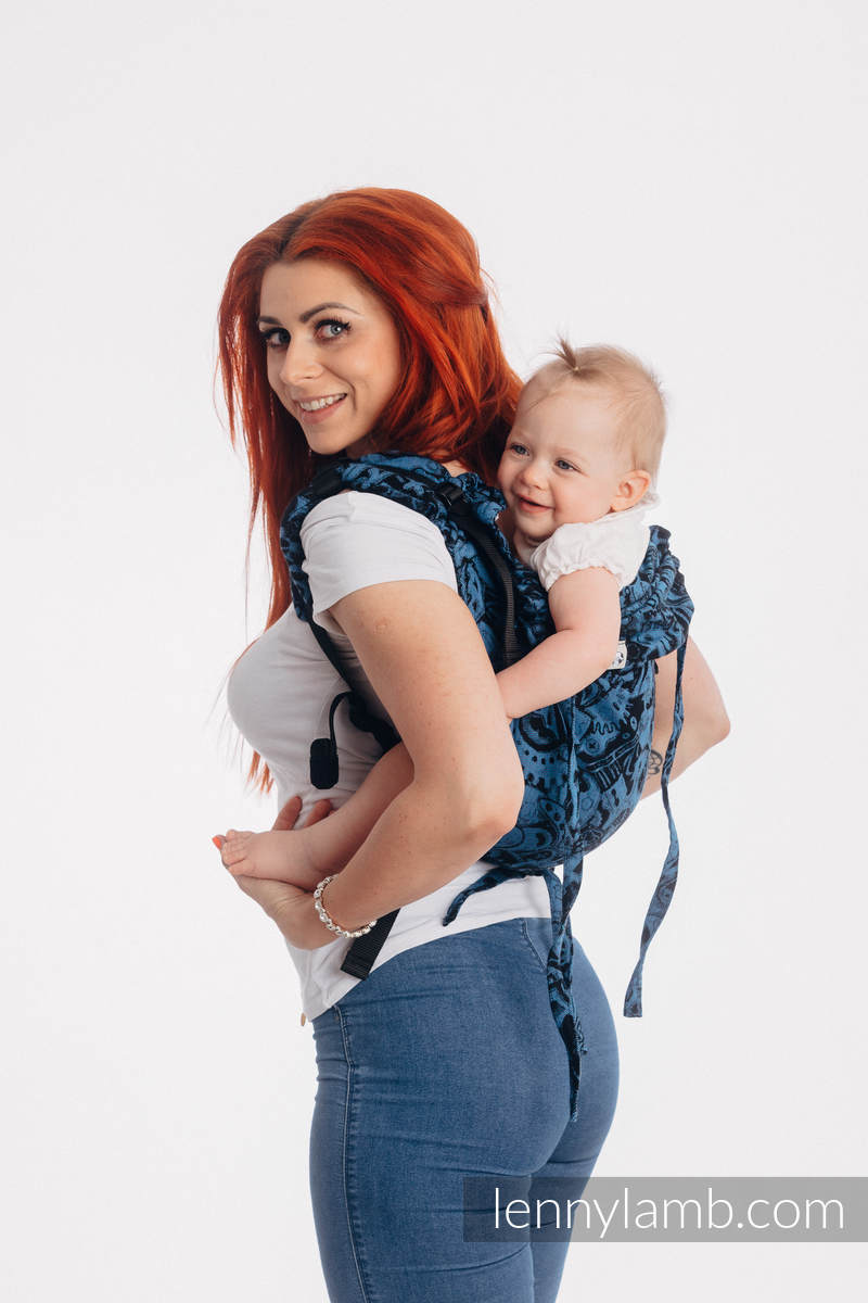 Lenny Buckle Onbuhimo baby carrier, standard size, jacquard