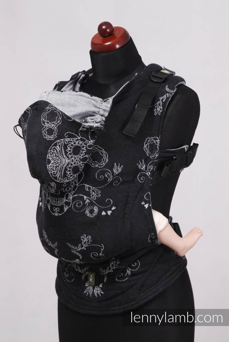Skull baby carrier top