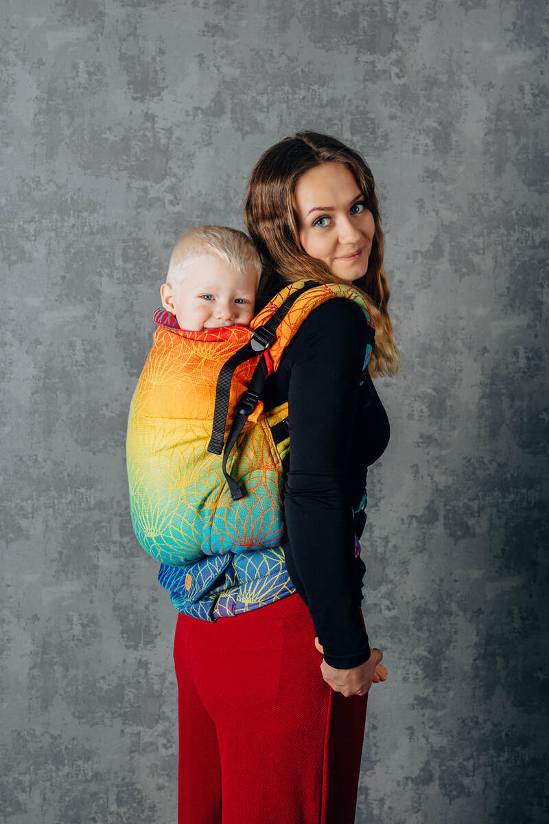 LennyPreschool - adjustable baby carrier Rainbow from LennyLamb