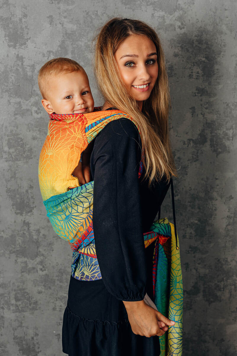 Baby Carriers LennyHybrid half buckle baby carrier from LennyLamb