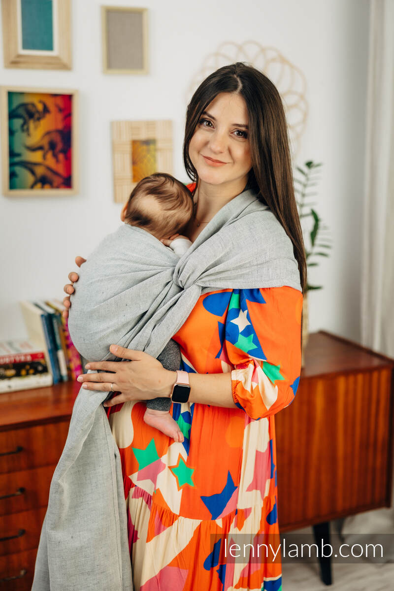 Linen baby wrap clearance