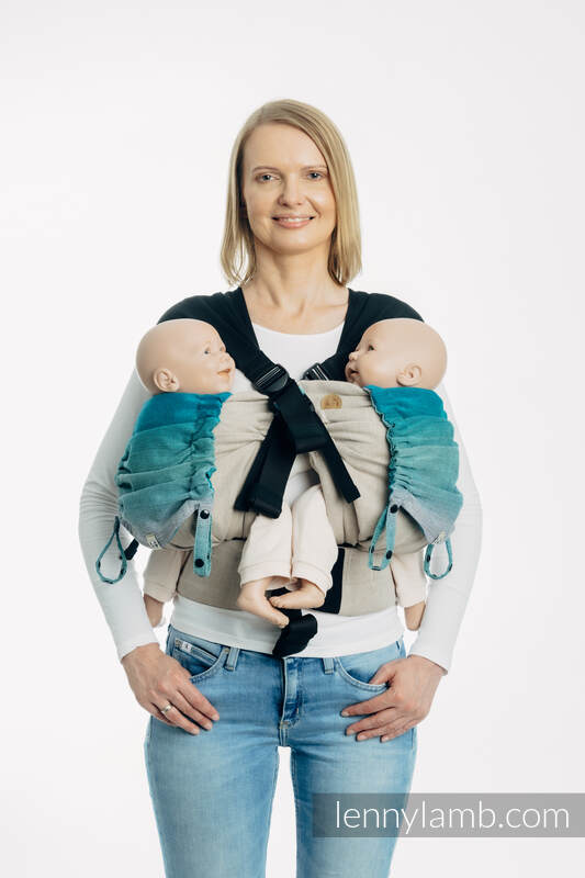 Kapturek do nosidełka (100% bawełna) - AIRGLOW #babywearing