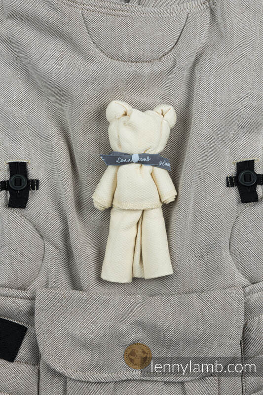 Baby Shower set - LennyHybrid Half Buckle Carrier - PEANUT BUTTER & Diaper bear #babywearing