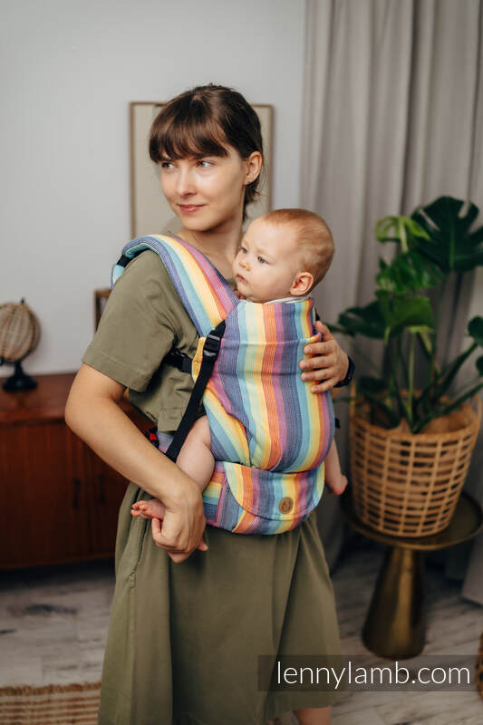 Mochila LennyLight, talla estándar, sarga cruzada 100% algodón - conversión de fular - LUNA #babywearing