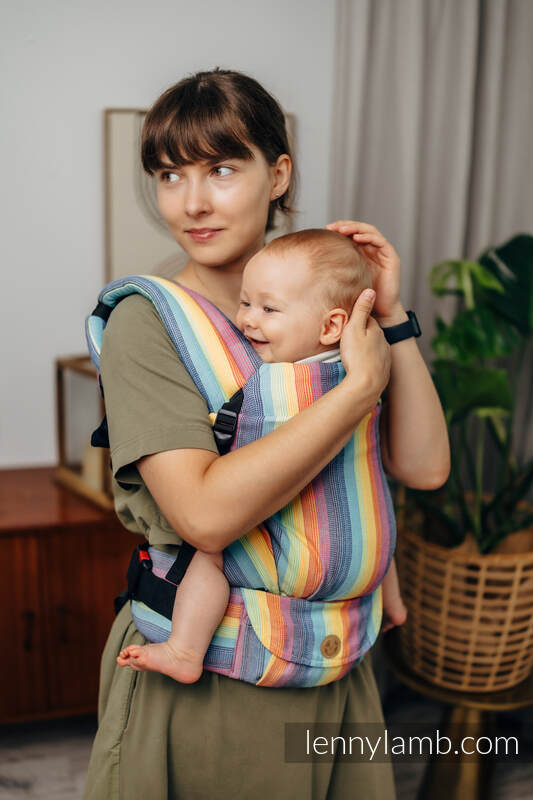 Mochila LennyLight, talla estándar, sarga cruzada 100% algodón - conversión de fular - LUNA #babywearing