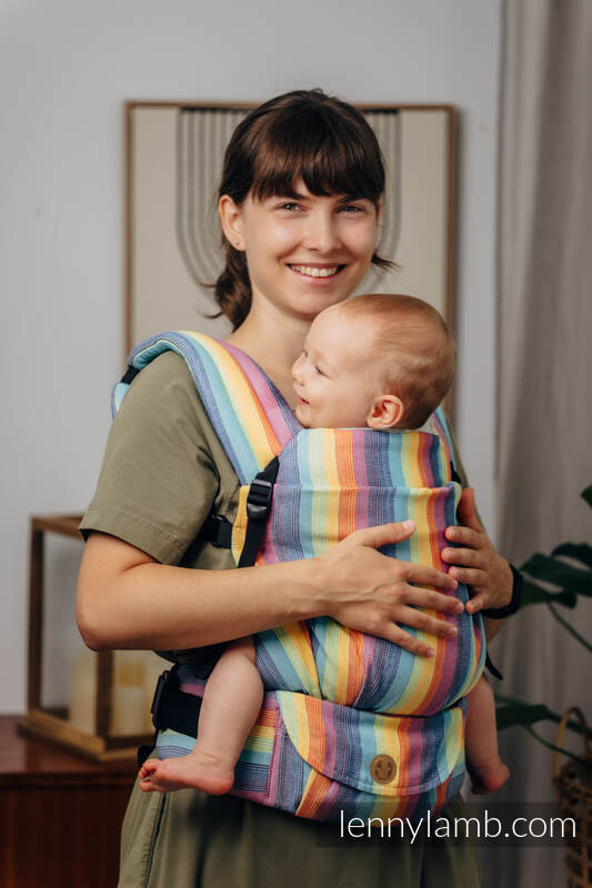 Mochila LennyLight, talla estándar, sarga cruzada 100% algodón - conversión de fular - LUNA #babywearing