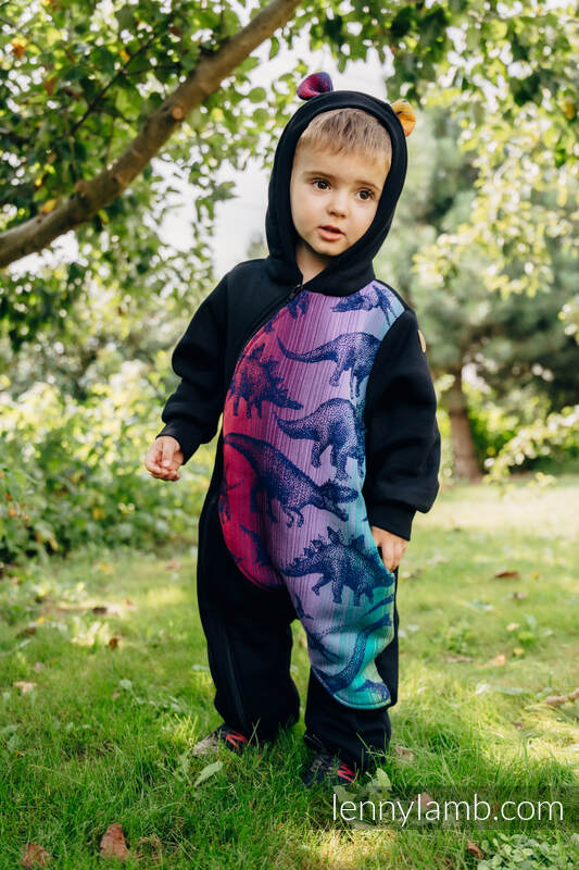 Jumpsuit für Kind - Größe 62 - Schwarz mit Jurassic Park New Era #babywearing