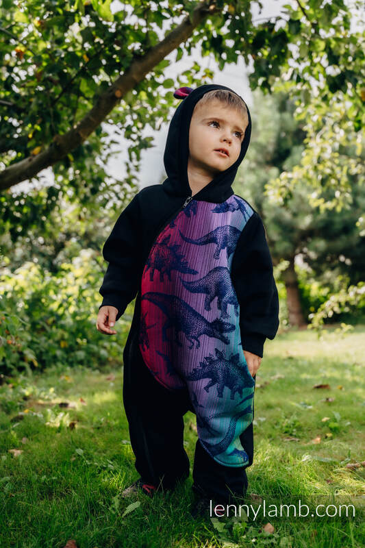 Jumpsuit für Kind - Größe 74 - Schwarz mit Jurassic Park New Era #babywearing