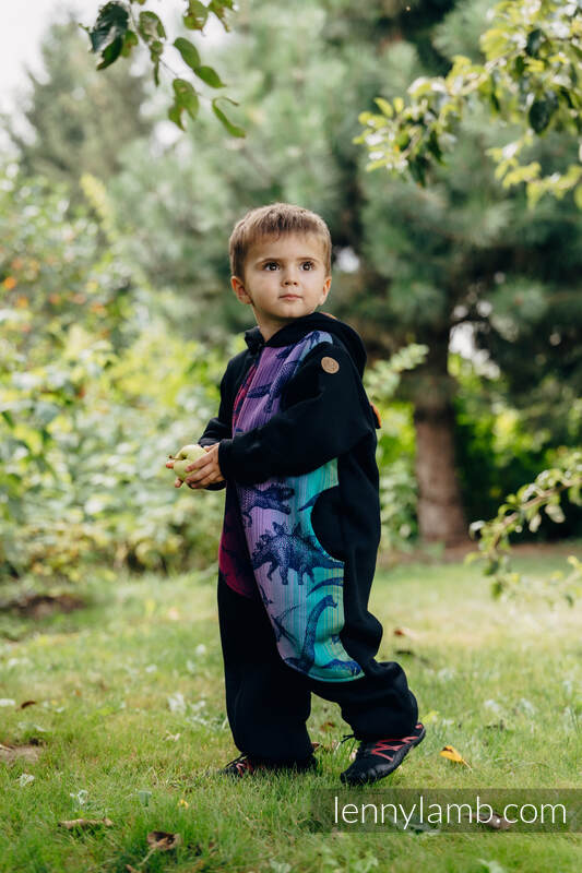 Jumpsuit für Kind - Größe 74 - Schwarz mit Jurassic Park New Era #babywearing