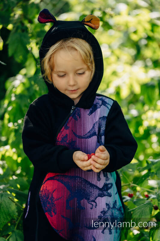 Jumpsuit für Kind - Größe 74 - Schwarz mit Jurassic Park New Era #babywearing