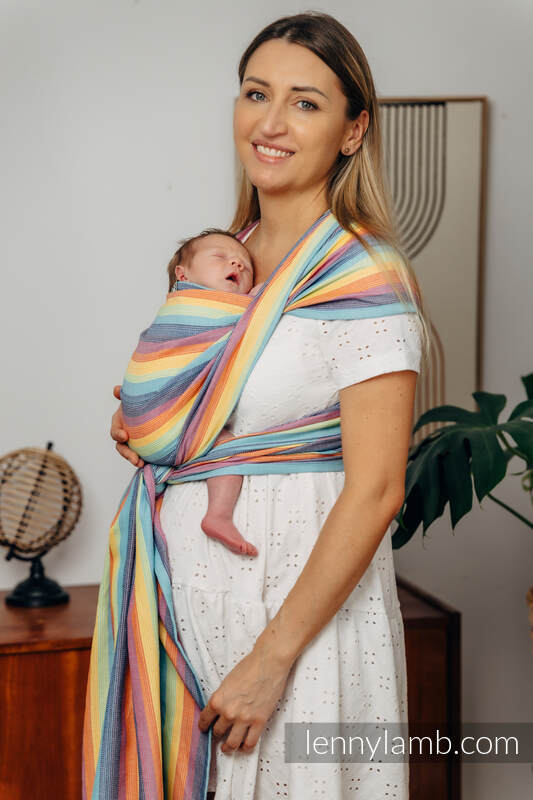 Baby sling for babies with low birthweight, Broken Twill Weave (100% cotton) - LUNA - size S (grado B) #babywearing