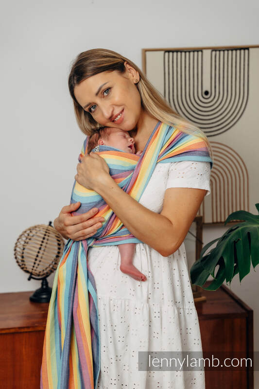 Baby sling for babies with low birthweight, Broken Twill Weave (100% cotton) - LUNA - size XL (grade B) #babywearing