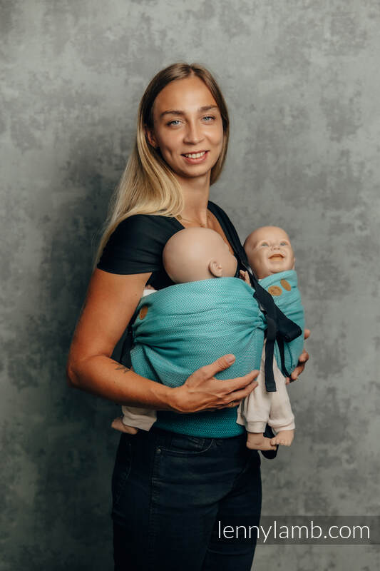 LennyTwin Tragehilfe, Größe Standard, Fischgrätmuster, 100% Baumwolle - DIE AUSGABE FÜR PROFIS - ENTWINE #babywearing