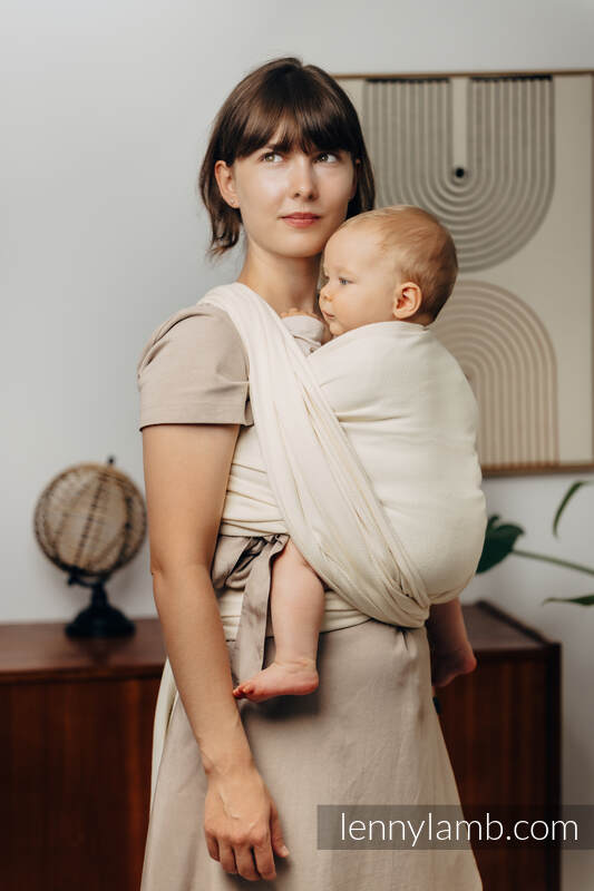 Baby Sling, Herringbone Weave (100% cotton) - LITTLE HERRINGBONE LUCE - size M (grade B) #babywearing