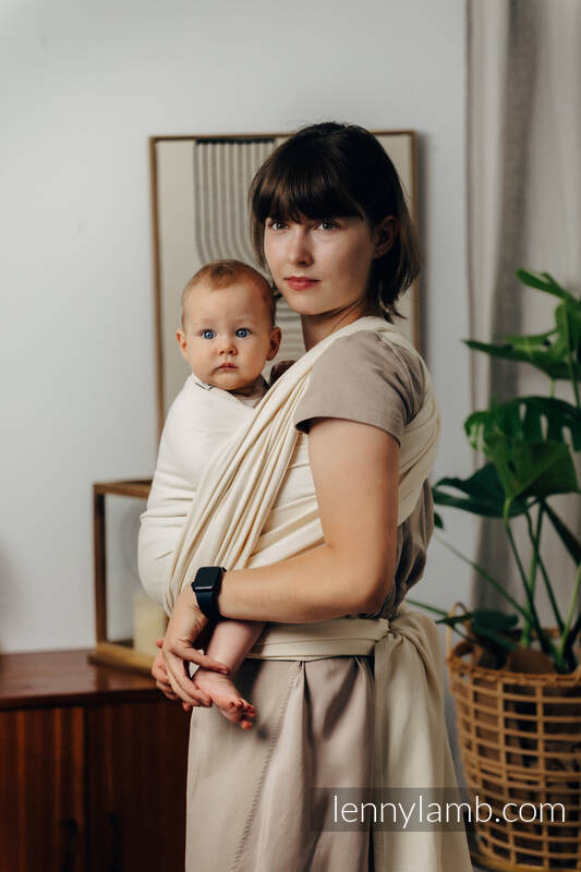 Baby Sling, Herringbone Weave (100% cotton) - LITTLE HERRINGBONE LUCE - size M #babywearing