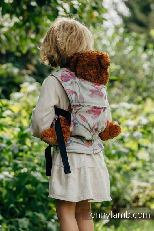  Doll Carrier made of woven fabric, 100% cotton - MAGNOLIA #babywearing